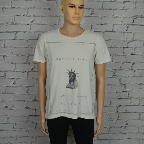 Mens All Saints Guise SS Band Crew graphic tee t-shirt - Picture 1 of 12
